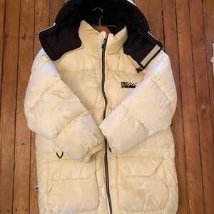 First Down duck down reversible Puffer Jacket large